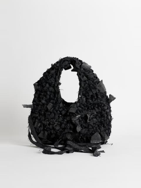 Our Legacy Crochet Bag Overdyed Black Chain Twill