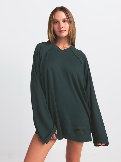 Nike NikeSKIMS Airy Women's Oversized V-Neck Long-Sleeve Top