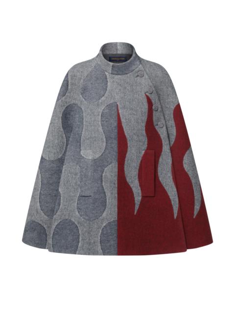 Louis Vuitton Flame Jacquard Cape