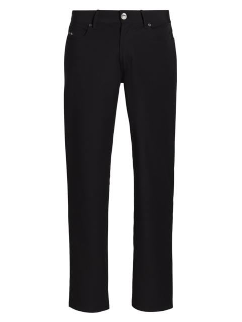 EMPORIO ARMANI Men's Techno 5-Pocket Pants - Black