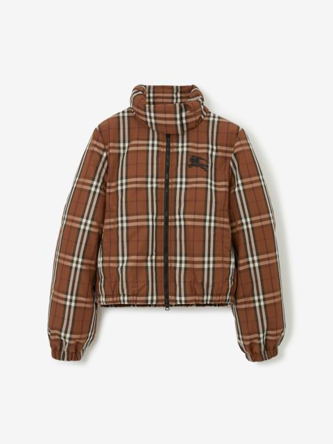 Burberry Check Nylon Puffer Jacket