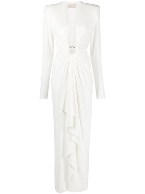 ALEXANDRE VAUTHIER 플래튼 draped 가운