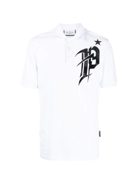 PHILIPP PLEIN logo-print polo shirt