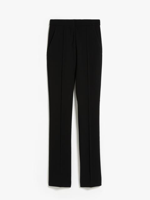 Max Mara LARI Slim-fit viscose jersey trousers