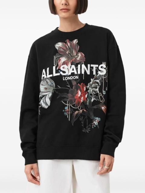 ALLSAINTS Ania Etta floral sweatshirt