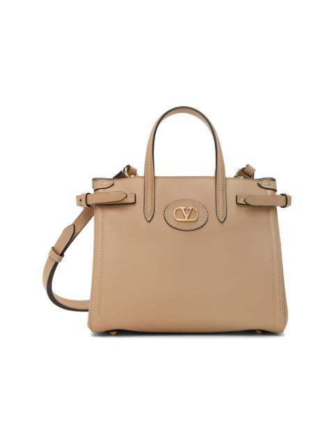 Valentino Tan Antibes Small Shopping Tote