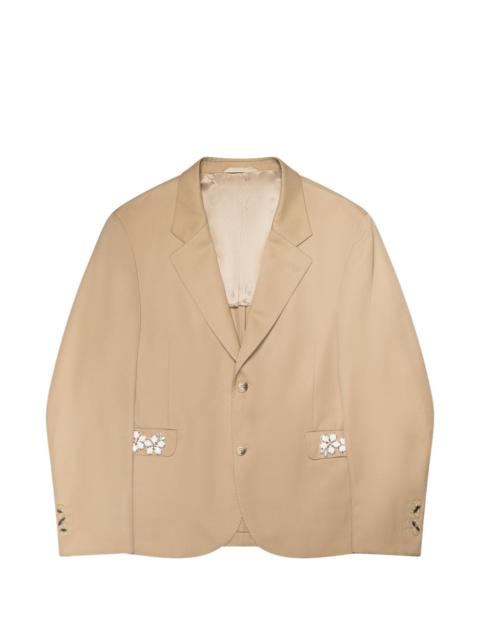 Simone Rocha embellished-detail blazer