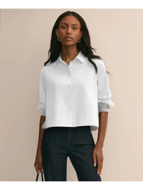 Brooks Brothers The Cropped Back-Pleat Shirt