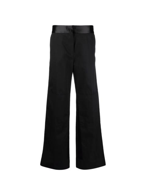 Raf Simons tonal high-waisted trousers