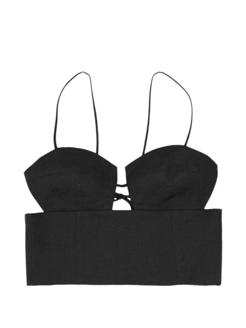 CALA de la CRUZ cutout top
