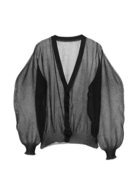 ISSEY MIYAKE V-neck cardigan