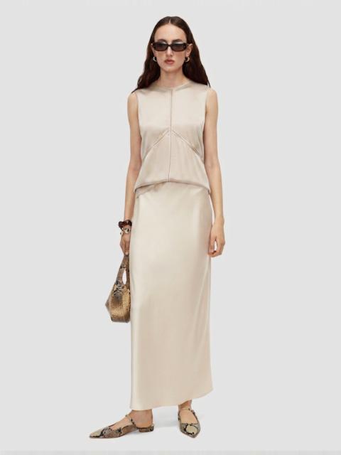 JOSEPH Isaak Long Silk Satin Skirt