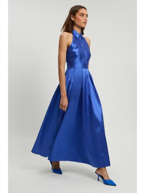 KAREN MILLEN Forever Twill Collared Maxi Dress