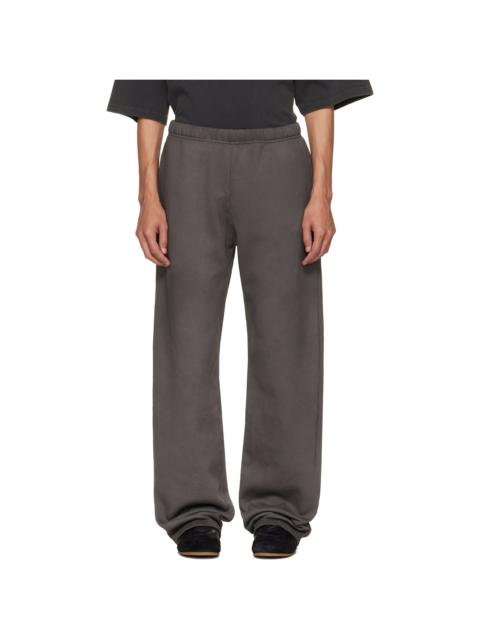 LES TIEN Gray Heavyweight Puddle Sweatpants