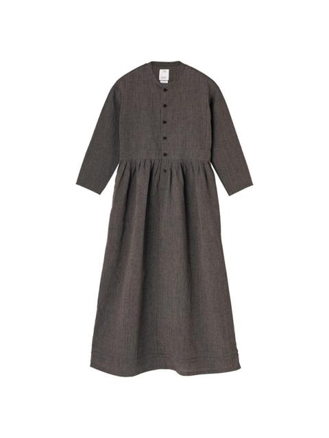 visvim LANCASTER DRESS SANTOME W CHARCOAL