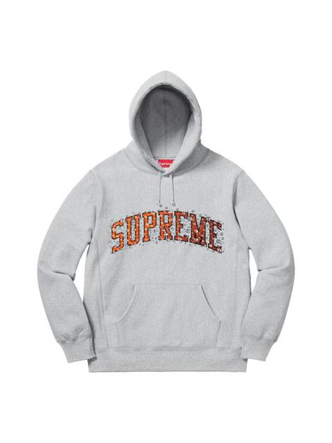 Supreme FW18 Water Arc Hooded Sweatshirt Heather 'Grey' SUP-FW18-200