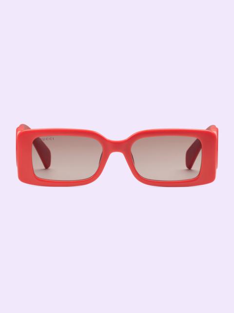 GUCCI Rectangular-frame sunglasses