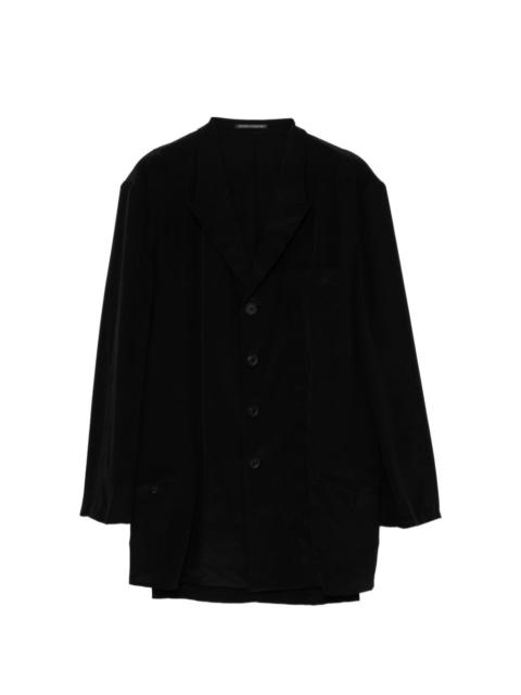 Yohji Yamamoto single-breasted blazer