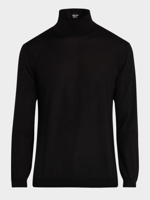 GIORGIO ARMANI Men's Cashmere Plain Stitch Turtleneck
