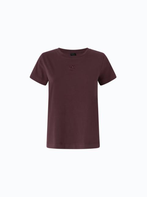 PINKO T-SHIRT WITH LOVE BIRDS LOGO