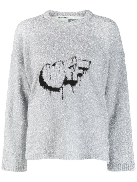 Off-White Off crew neck jumper