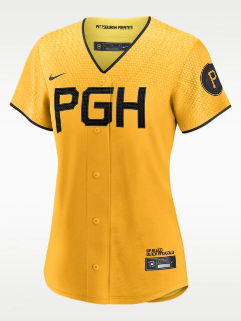 Nike MLB Pittsburgh Pirates City Connect (Roberto Clemente) Women's Replica Baseball Jersey