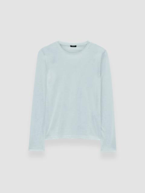 JOSEPH Cotton Silk Jersey Long Sleeve T-Shirt