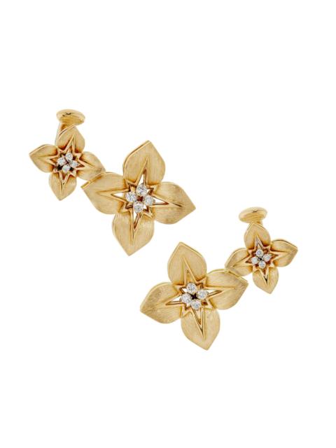 ROBERTO COIN Women's Aurora Dia Aurora 18K Yellow Gold & 0.08 TCW Diamond Ear Climbers - Yellow Gold