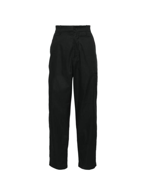 logo-patch trousers