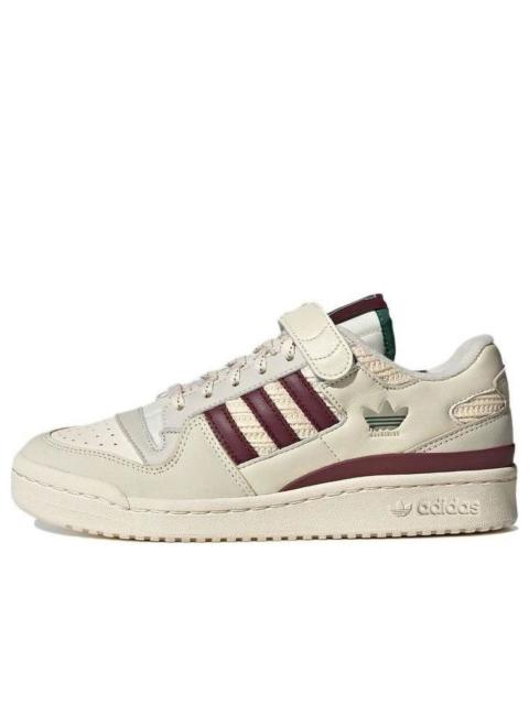 (WMNS) adidas originals Forum 84 Low 'Cream Light Grey Brown Red' H03689