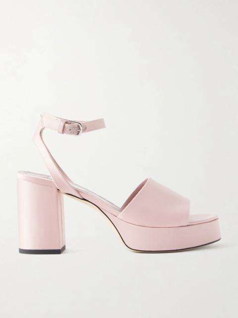 TOTEME Satin Platform Sandals