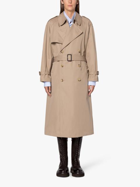 Mackintosh JAMIE-U SAND COTTON OVERSIZED TRENCH COAT