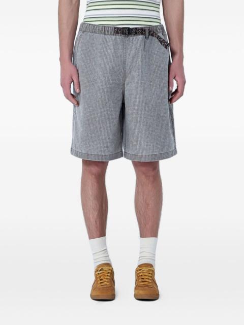 BRAIN DEAD belted cotton shorts