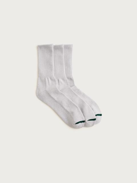 J.CREW Athletic crew socks with COOLMAX® technology three-pack