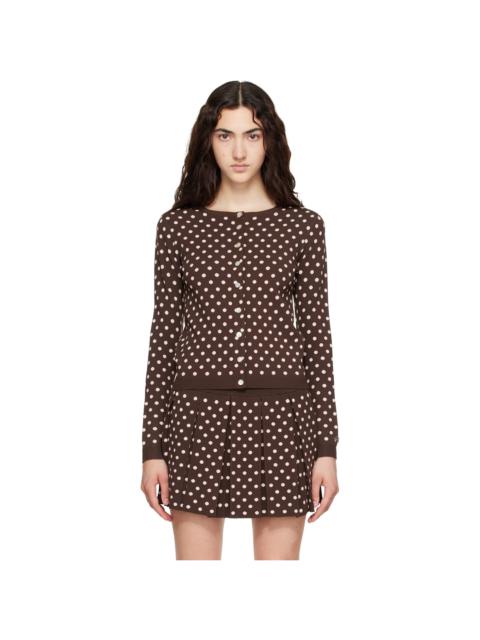 SANDY LIANG Brown Fable Cardigan