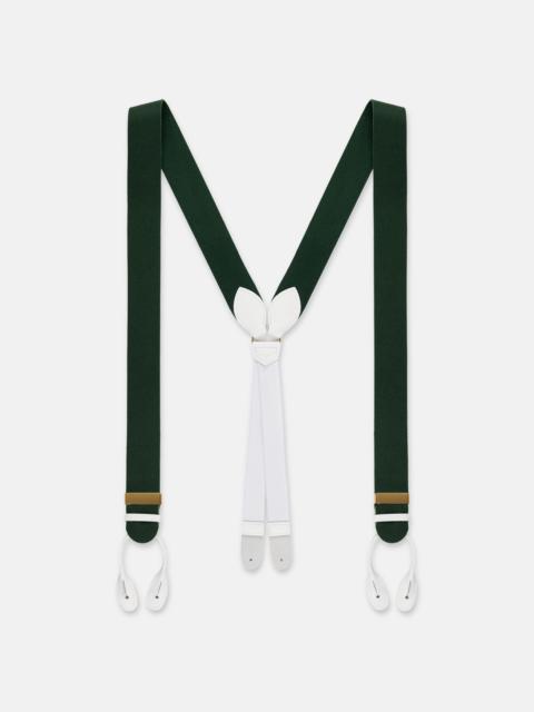 J. PRESS MADE-IN-ENGLAND GREEN WOOL BOXCLOTH BRACES