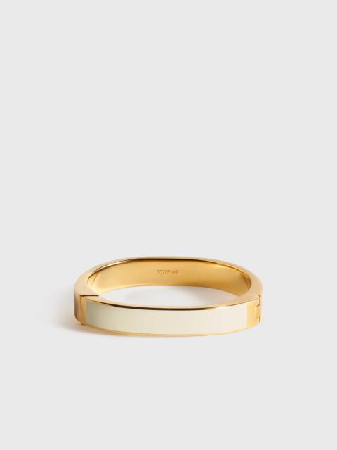 TOTEME Signature bracelet ecru/gold