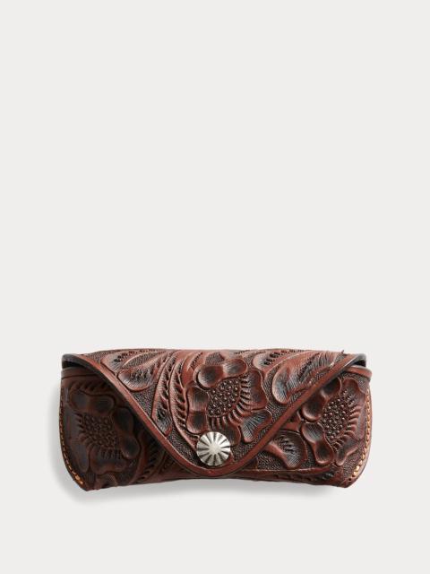 RRL by Ralph Lauren Hand-Tooled Leather Eyeglass Case