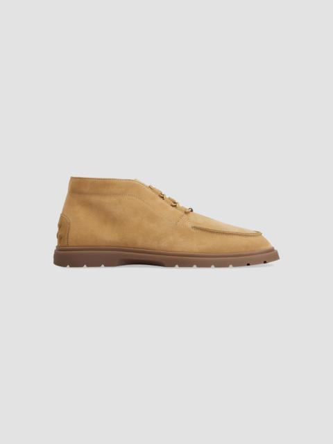 Tod's Men's Suede Desert Boots - Light Beige