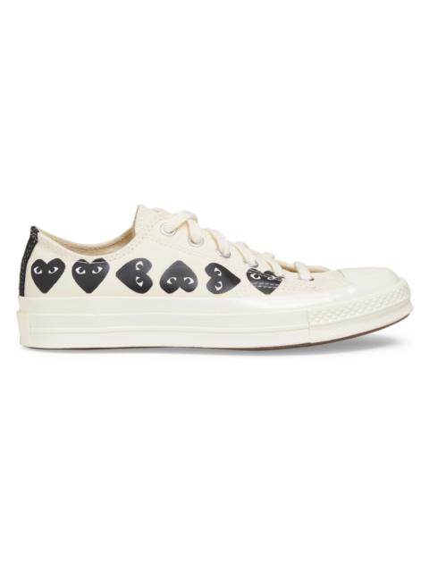 Comme des Garçons PLAY Women's CdG PLAY x Converse Women's's Chuck Taylor All Star Heart Low-Top Sneakers - White