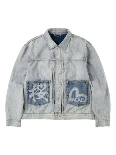 PALACE Palace x EVISU Type 2 Denim Jacket 'Reverse Indigo' P30JK195