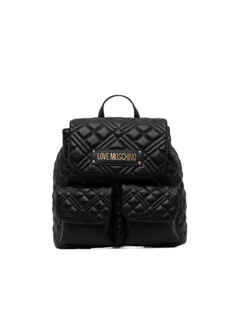 Moschino quilted-design backpack