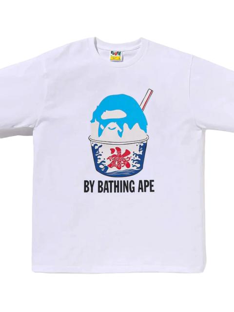 A BATHING APE® Shave Ice Ape Tee "White" BAPE112