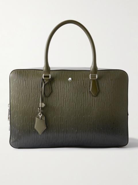 149 Corteccia Textured-Leather Bag Dark green
