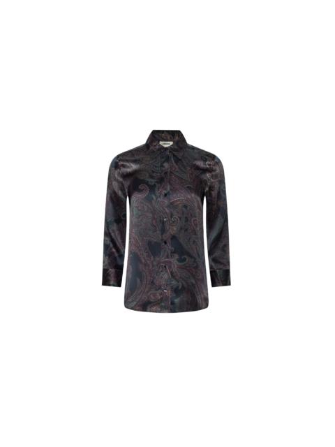 L'AGENCE Dani Silk Blouse