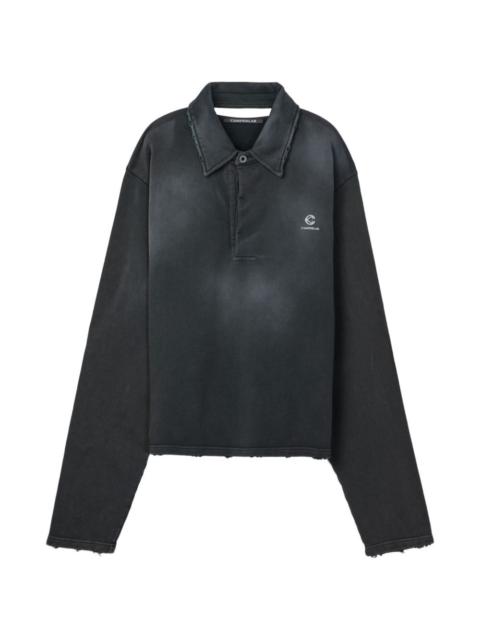 CAMPERLAB frayed collar sweatshirt