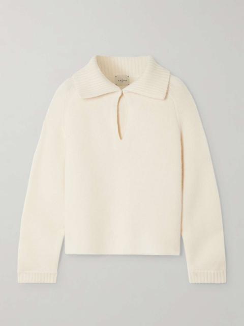 LE KASHA Leling organic cashmere sweater White