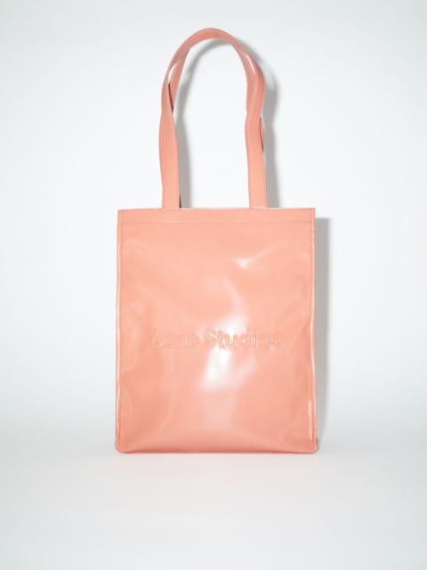 Acne Studios Logo shoulder tote bag - Salmon pink