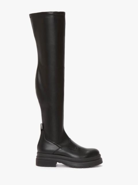 JW Anderson LEATHER OVER THE KNEE BOOT