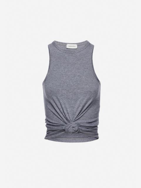 MAGDA BUTRYM Knotted tank top in grey